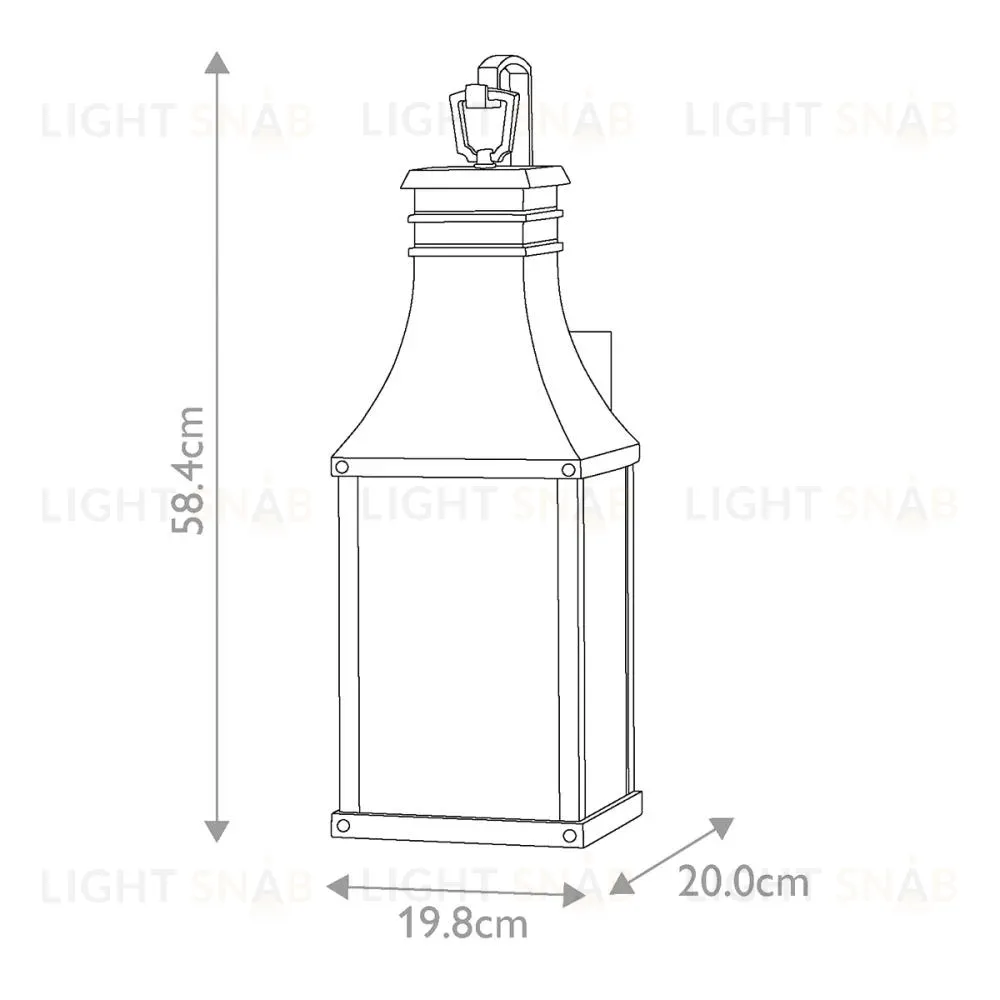 Уличный настенный светильник Hinkley Beacon hill HK-BEACON-HILL-M-MB HK-BEACON-HILL-M-MB