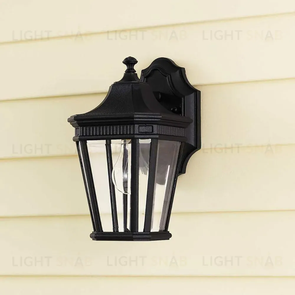 Уличный настенный светильник Feiss Cotswold lane FE-COTSLN2-S-BK FE-COTSLN2-S-BK
