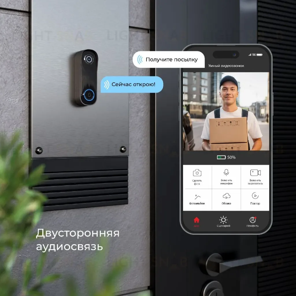 Видеозвонок Умный дом Elektrostandard WF 76106/00 4690389212413 a069488 4690389212413