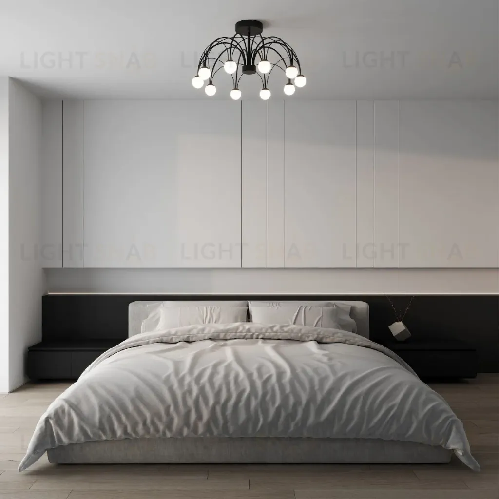 Люстра на штанге Eurosvet Ragno 90035/10 LED черный a069307 90035/10  LED черный