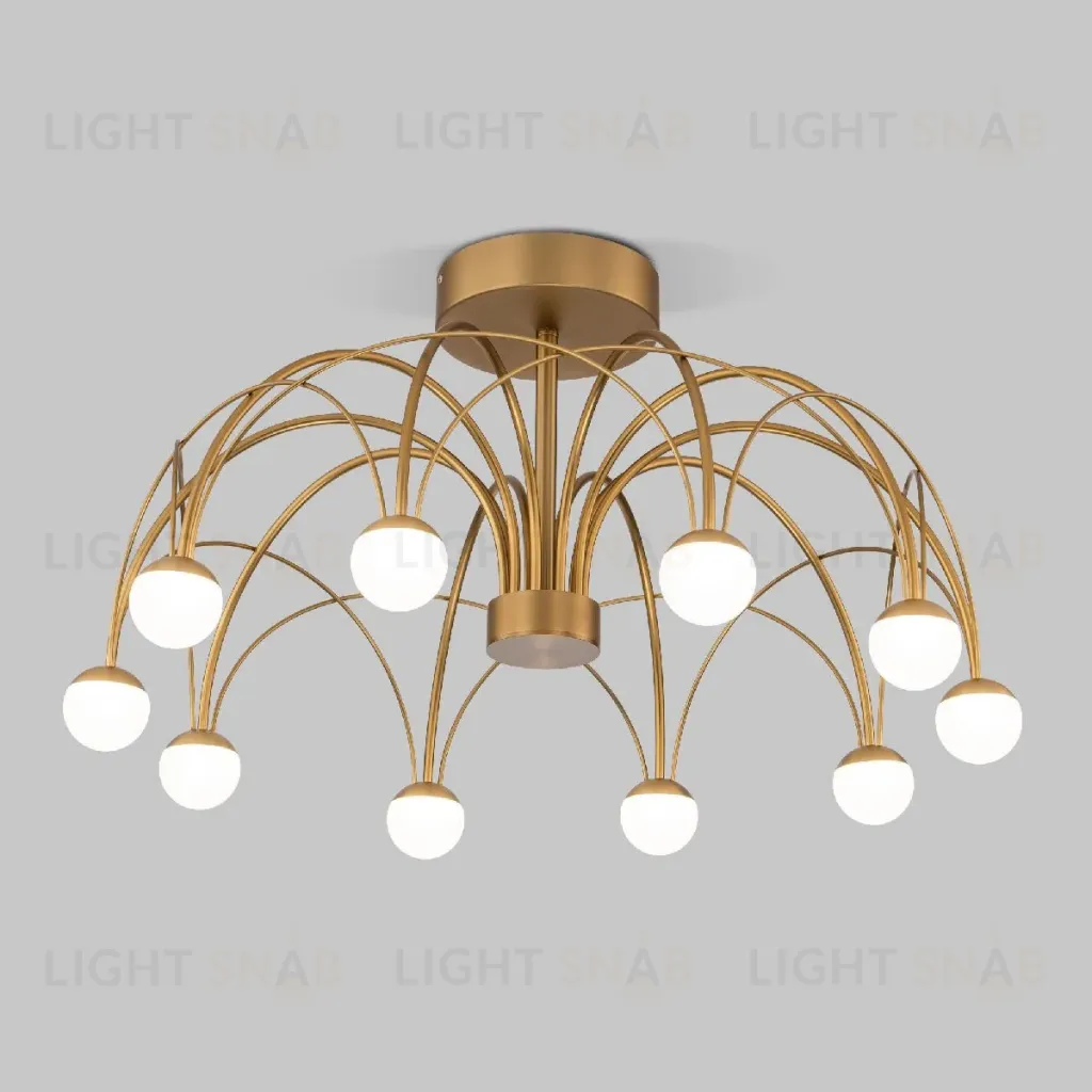 Люстра на штанге Eurosvet Ragno 90031/10 LED золото a069303 90031/10 LED золото