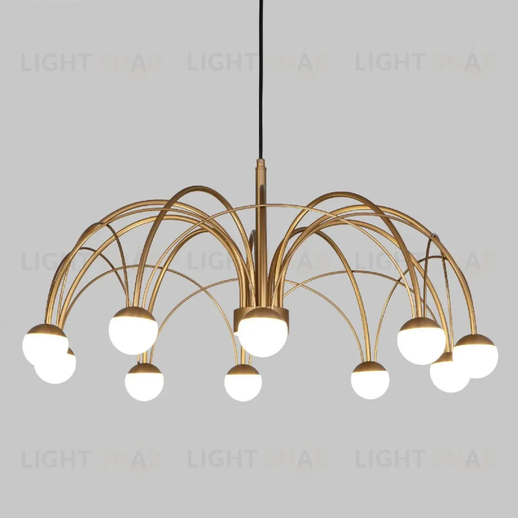Подвесная люстра Eurosvet Ragno 90030/10 LED золото a069298 90030/10 LED золото