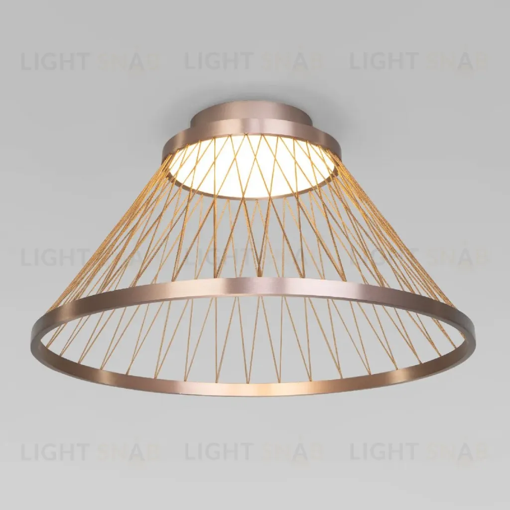 Потолочная люстра Eurosvet Cesta 40019/1 LED коричневый a069291 40019/1 LED коричневый