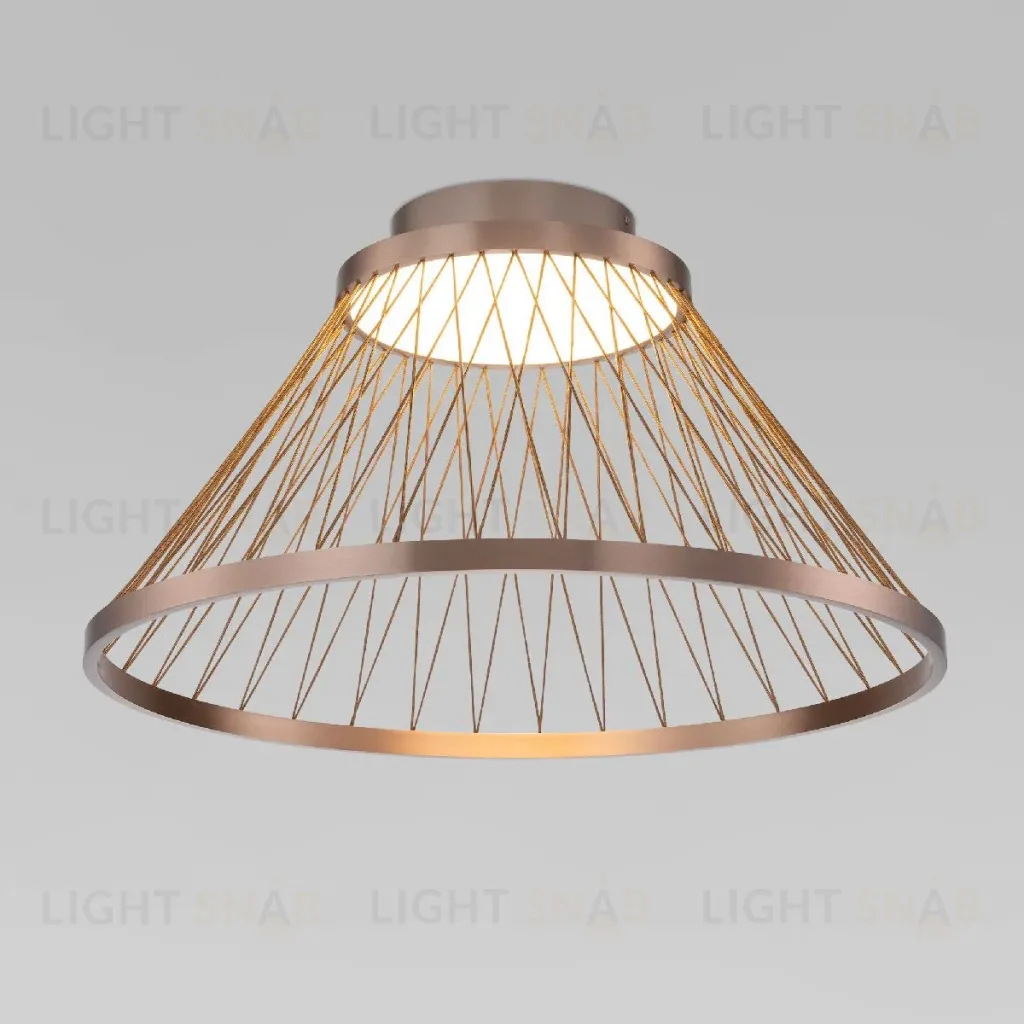 Потолочная люстра Eurosvet Cesta 40019/1 LED коричневый a069291 40019/1 LED коричневый