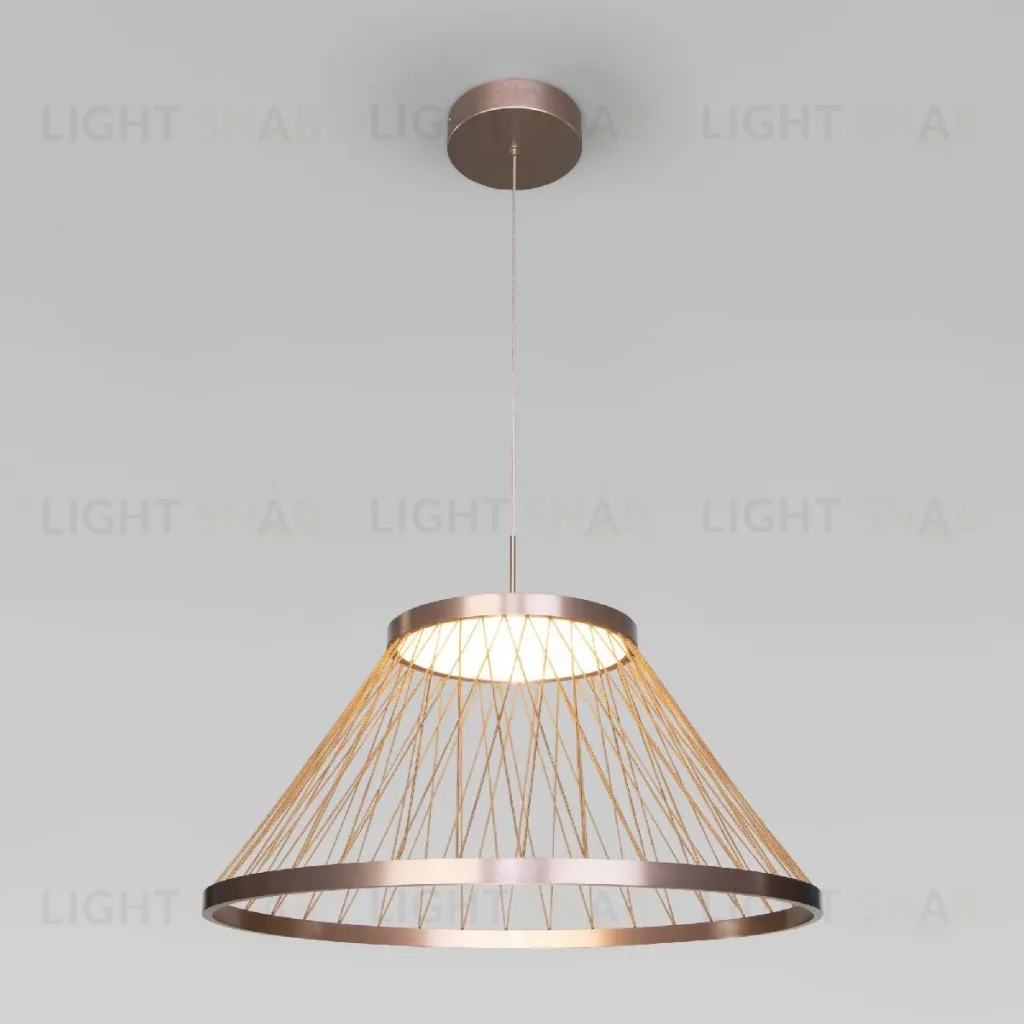 Подвесная люстра Eurosvet Cesta 40017/1 LED коричневый a069288 40017/1 LED коричневый
