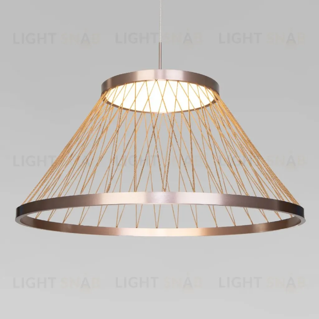 Подвесная люстра Eurosvet Cesta 40017/1 LED коричневый a069288 40017/1 LED коричневый
