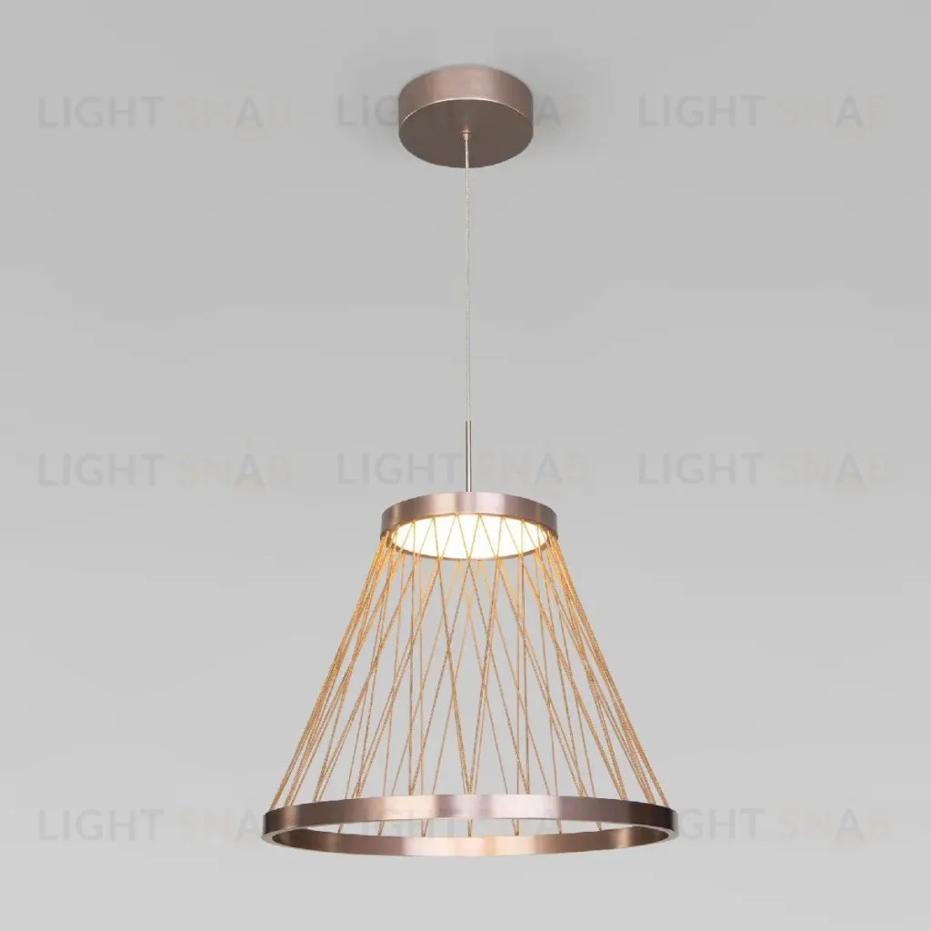 Подвесной светильник Eurosvet Cesta 40016/1 LED коричневый a069283 40016/1 LED коричневый