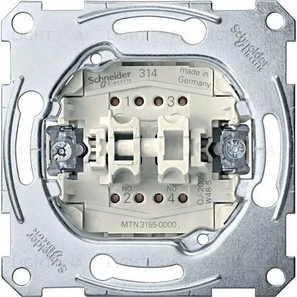 Выключатель с замыкающим контактом Schneider Electric Merten MTN3155-0000 MTN3155-0000