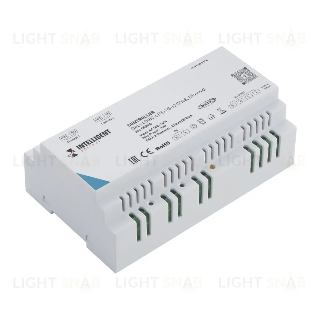 Контроллер Arlight DALI-LOGIC-LITE-PS-x2 (230B, Ethernet) 053510 053510