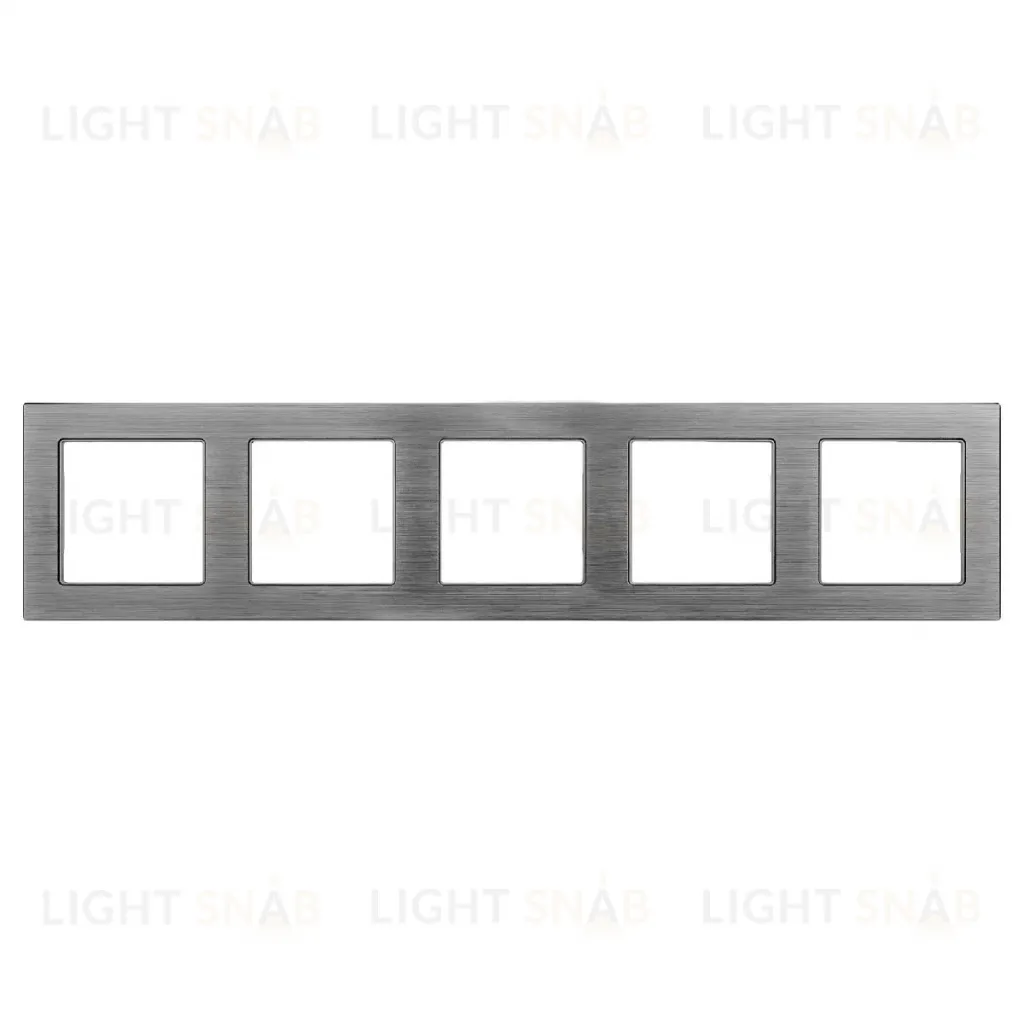 Рамка на 5 постов Arlight FRM-PRESTO-ALS-5-GR 043864 043864