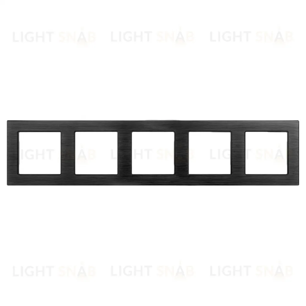 Рамка на 5 постов Arlight FRM-PRESTO-ALS-5-BK 043865 043865