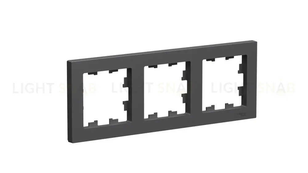 Рамка 3-ая Systeme Electric AtlasDesign Базальт ATN001403 ATN001403
