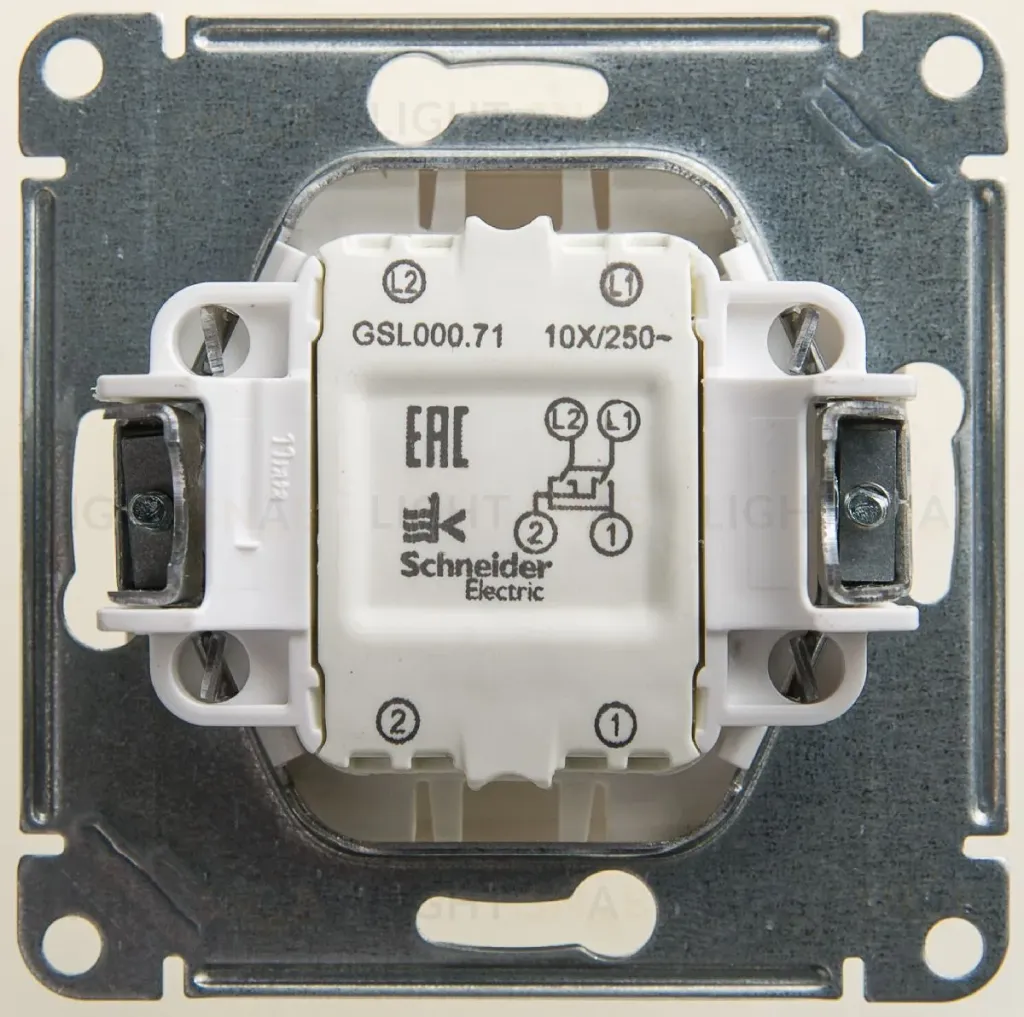 Переключатель перекрестный Systeme Electric Glossa Перламутр GSL000671 GSL000671