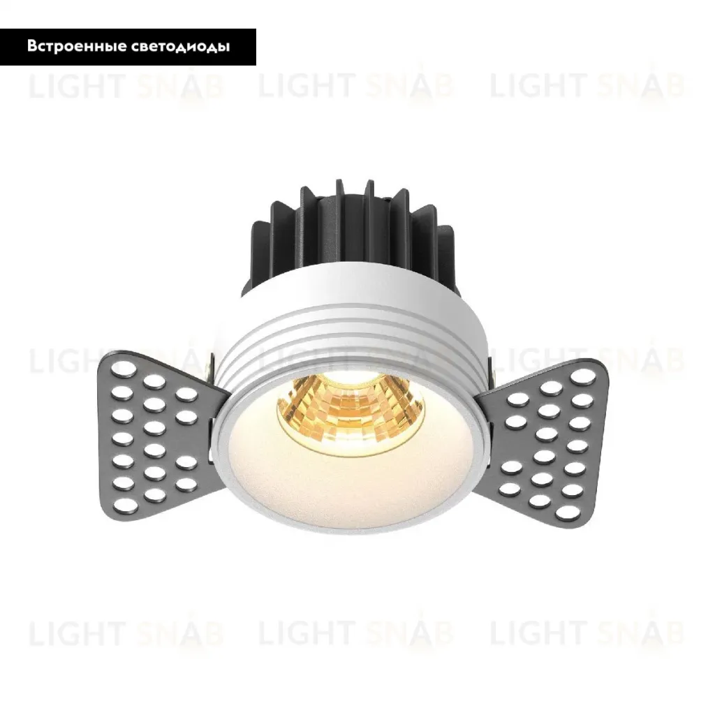 Встраиваемый светильник Maytoni Round DL058-7W2.7K-TRS-W DL058-7W2.7K-TRS-W