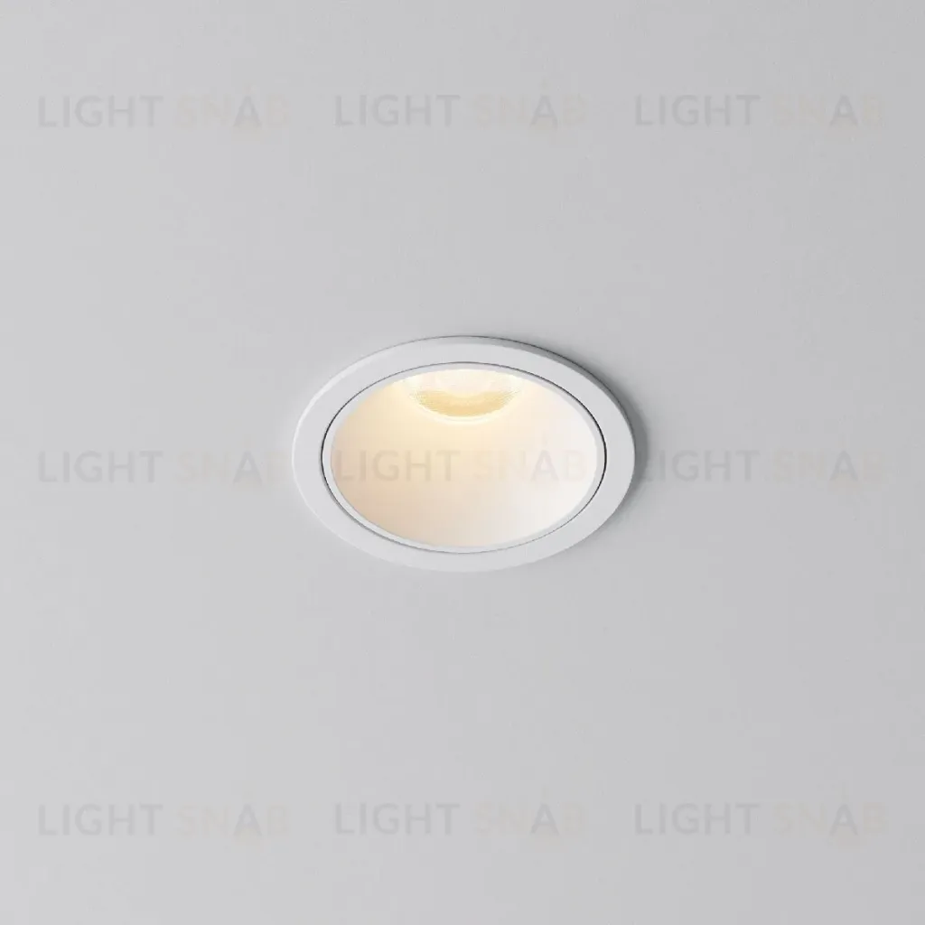 Встраиваемый светильник Maytoni Alfa LED DL043-01-10W2.7K-RD-W DL043-01-10W2.7K-RD-W