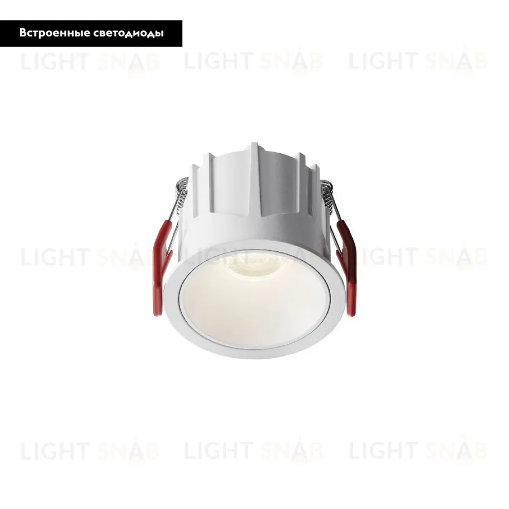 Встраиваемый светильник Maytoni Alfa LED DL043-01-10W4K-RD-W-1 DL043-01-10W4K-RD-W-1