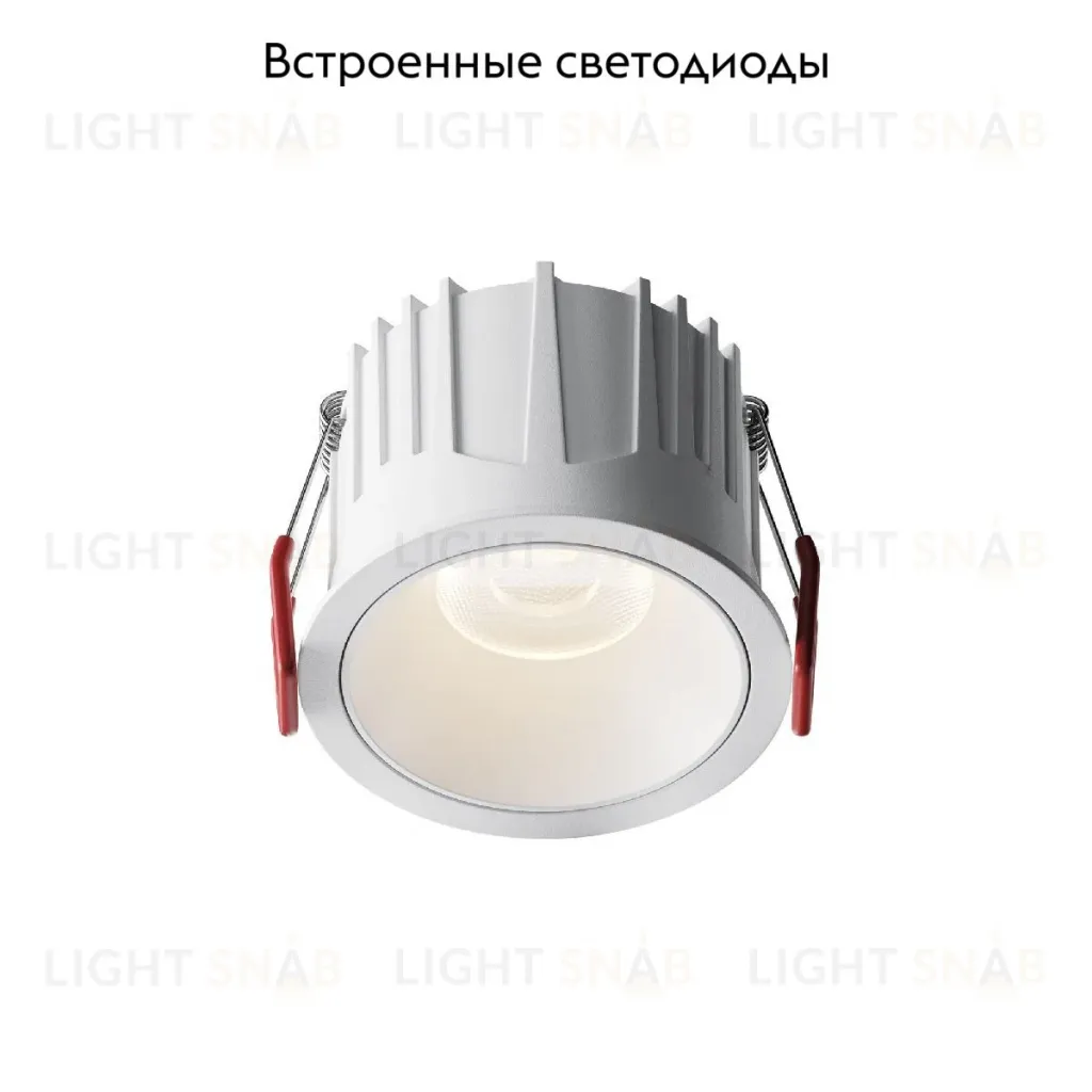 Встраиваемый светильник Maytoni Alfa LED DL043-01-15W4K-RD-W-1 DL043-01-15W4K-RD-W-1