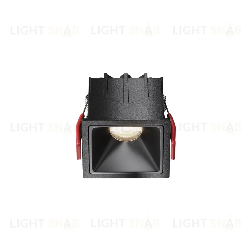Встраиваемый светильник Maytoni Alfa LED DL043-01-10W4K-SQ-B-1 DL043-01-10W4K-SQ-B-1
