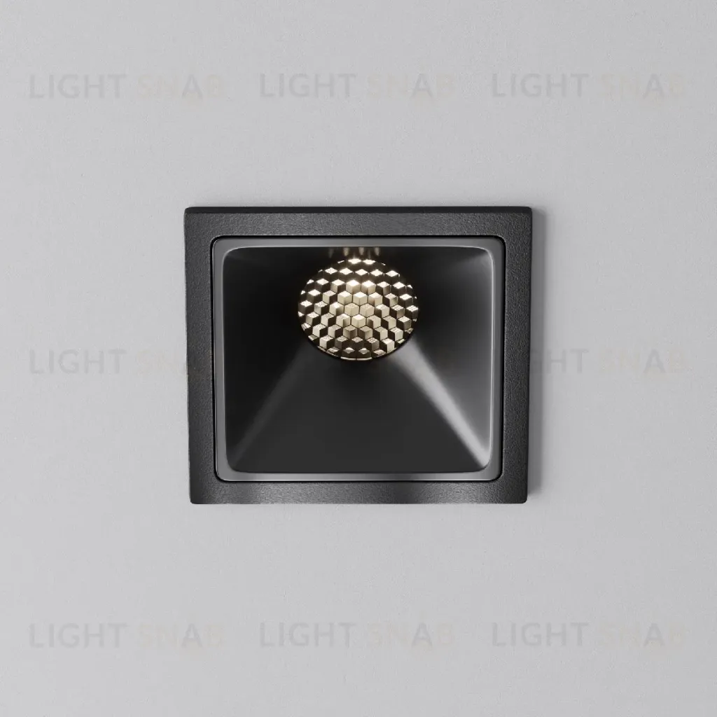 Встраиваемый светильник Maytoni Alfa LED DL043-01-10W4K-SQ-B-1 DL043-01-10W4K-SQ-B-1