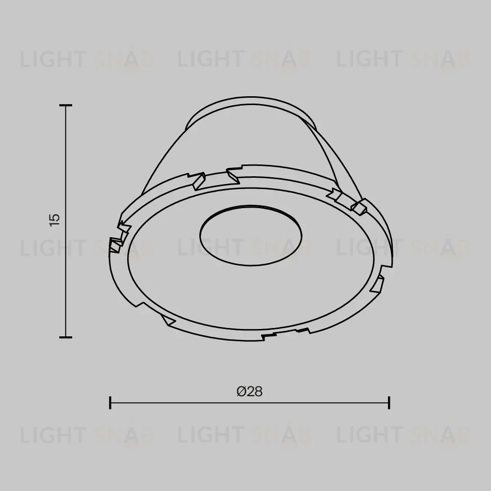 Линза Maytoni Downlight LensCD28-15 LensCD28-15