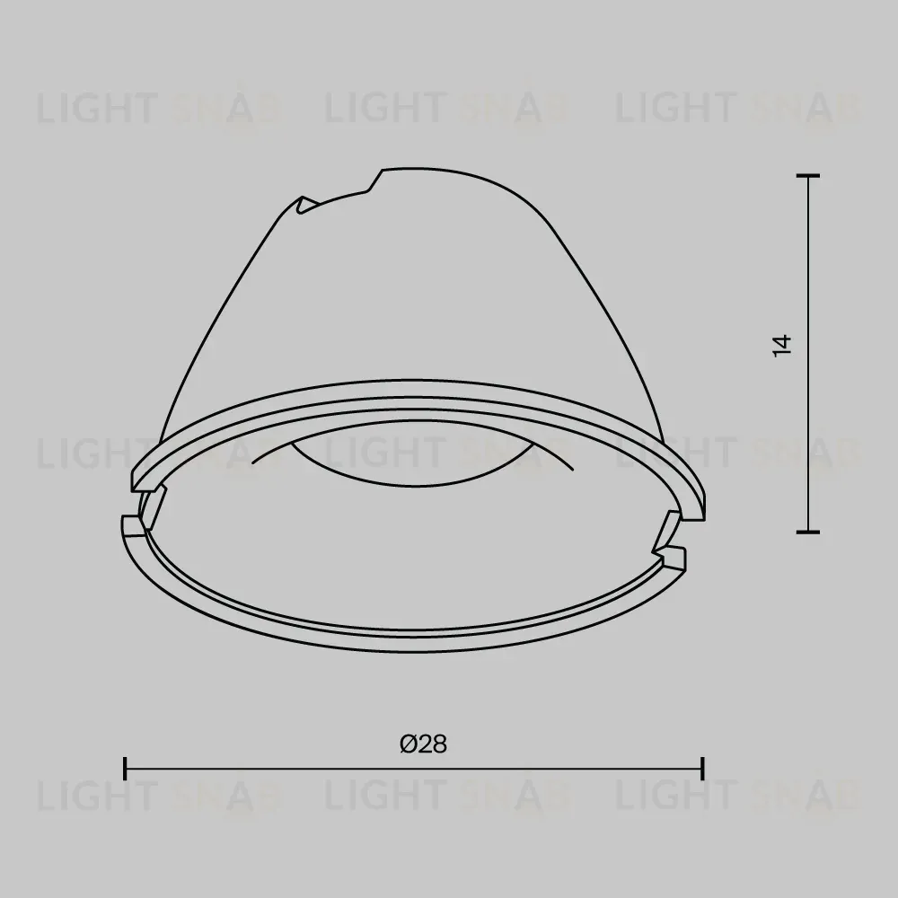 Линза Maytoni Downlight LensD28-36 LensD28-36