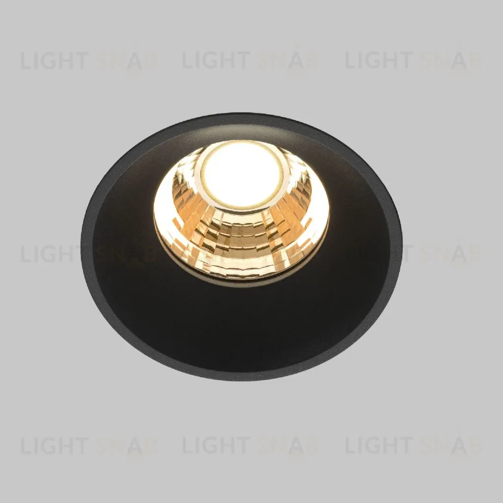 Встраиваемый светильник Maytoni Round DL058-7W2.7K-TRS-B DL058-7W2.7K-TRS-B