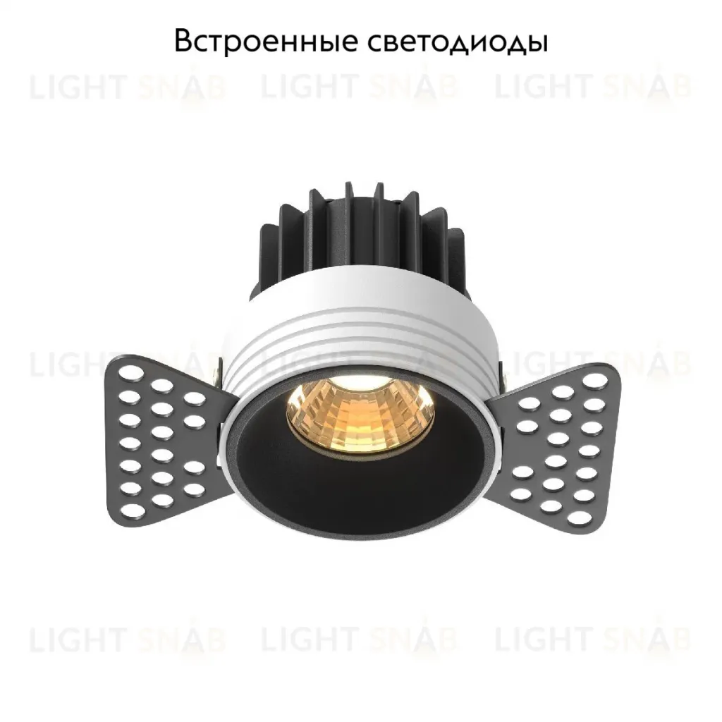 Встраиваемый светильник Maytoni Round DL058-7W2.7K-TRS-B DL058-7W2.7K-TRS-B