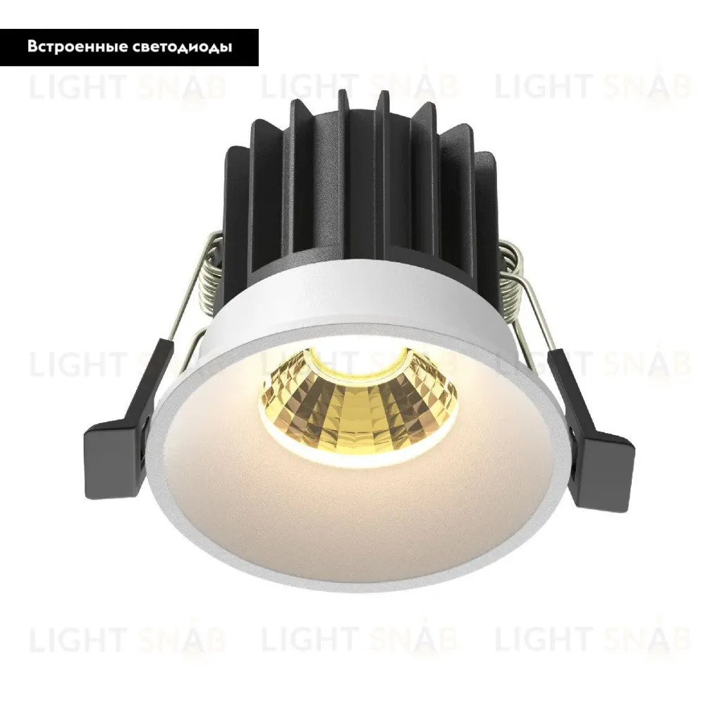 Встраиваемый светильник Maytoni Round DL058-7W2.7K-W DL058-7W2.7K-W
