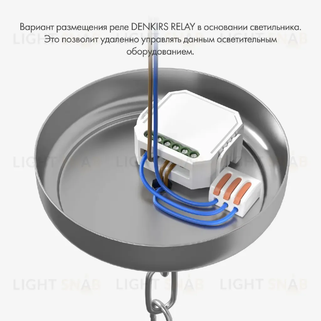 Двухканальное Wi-Fi реле-диммер Denkirs Relay RL1004-DM/1 RL1004-DM/1