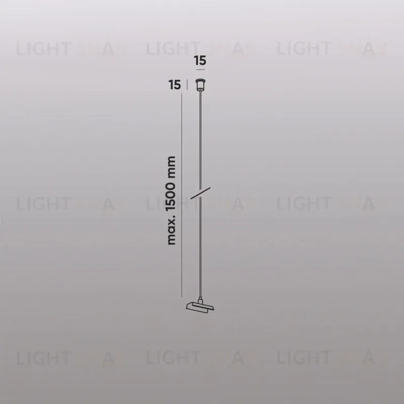 Механический подвес для трека Denkirs Smart Base TR2126-BK TR2126-BK