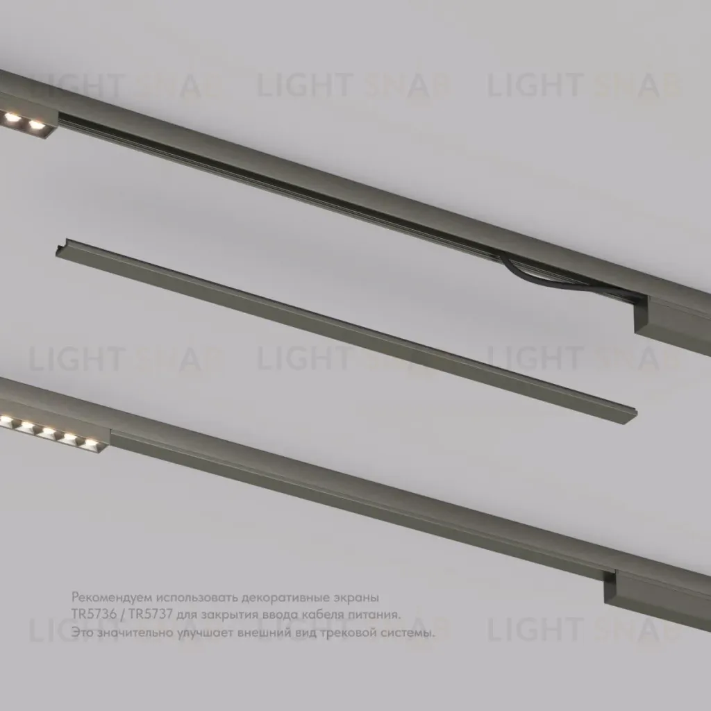 Декоративная заглушка желоба трека Denkirs Shine Base TR5737-DN TR5737-DN
