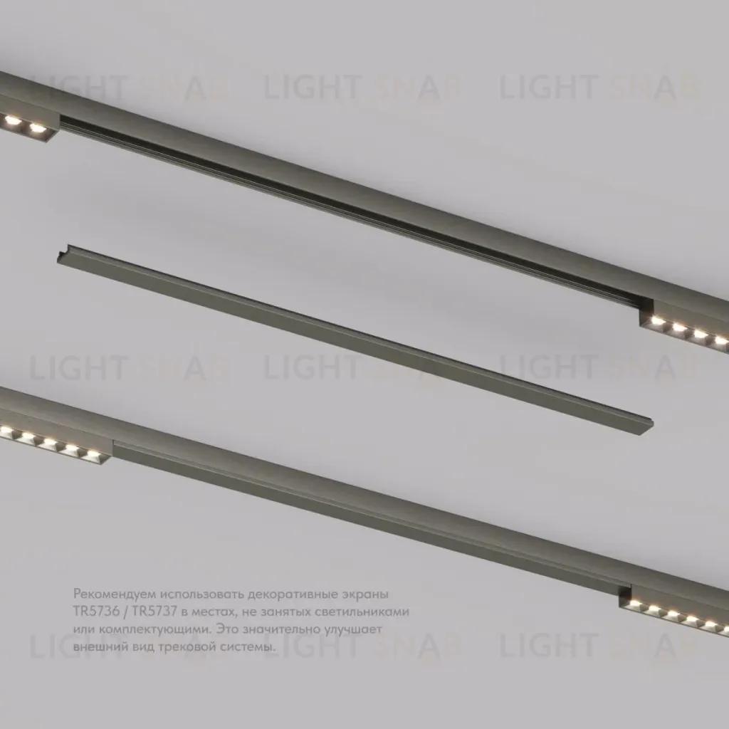 Декоративная заглушка желоба трека Denkirs Shine Base TR5737-DN TR5737-DN