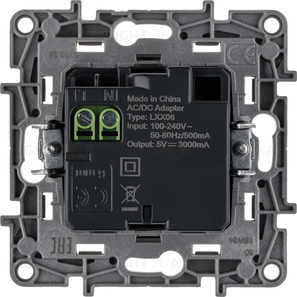 Зарядка USB C-C Legrand ETIKA Слоновая кость 672335 672335