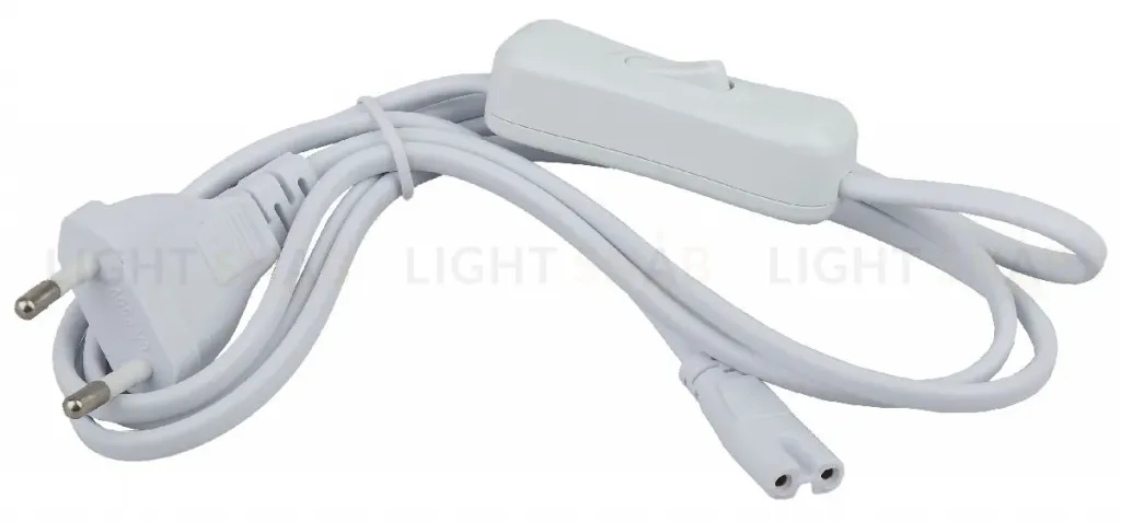 Сетевой шнур c выключателем Эра LLED-A-CABLE-1.5m-SW-W Б0025694 Б0025694