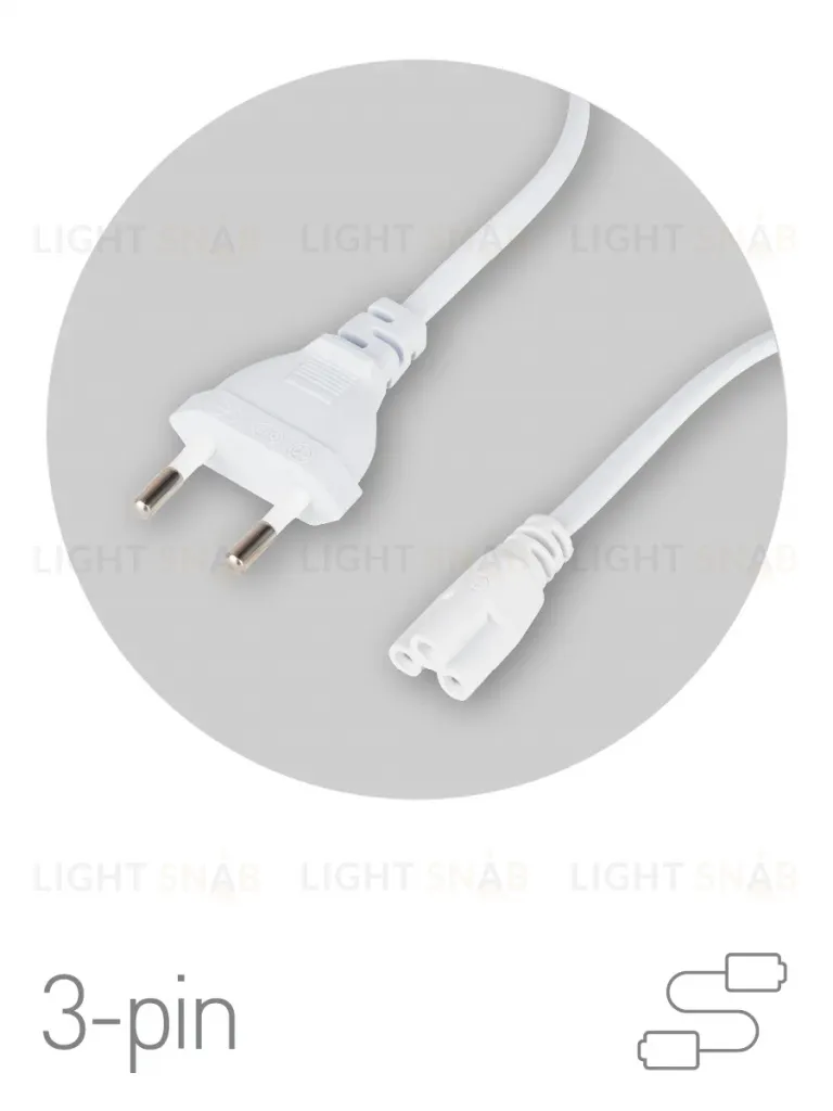 Кабель питания для линейного светильника Эра FTS-C5-plug-1,5 Б0051728 Б0051728