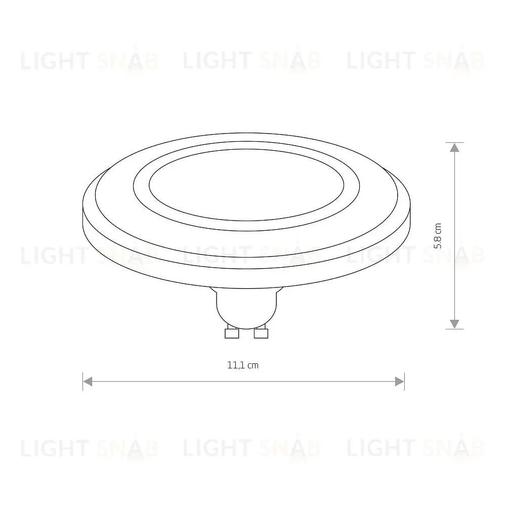 Светодиодная лампа Nowodvorski Bulb GU10 9W 3000K 9342 9342