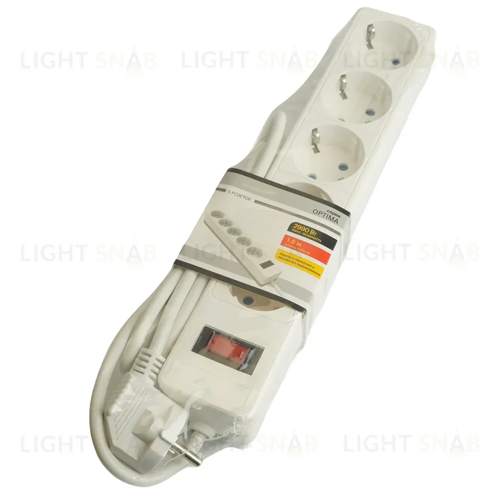 Сетевой фильтр 4-местный с/з Stekker Optima HM20-41-02 50089 50089