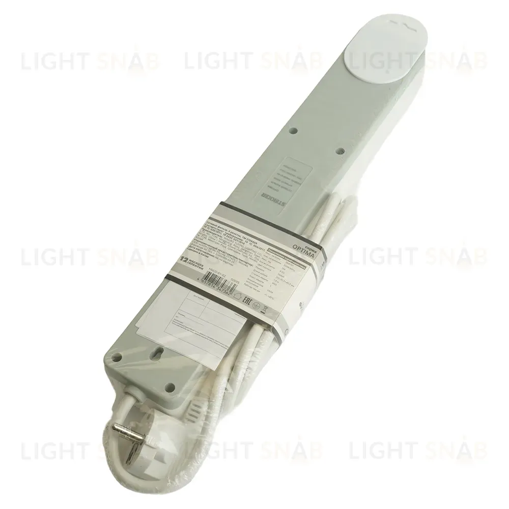 Сетевой фильтр 6-местный с/з Stekker Optima HM20-61-03 50096 50096
