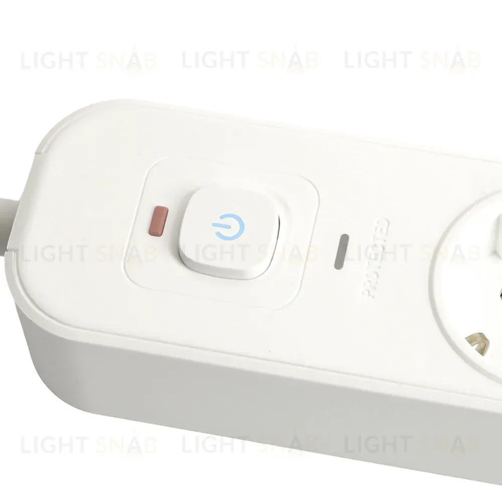 Сетевой фильтр 5-местный с/з и 2 USB-A+2 Type-C Stekker Nova HM21-51-02 50102 50102