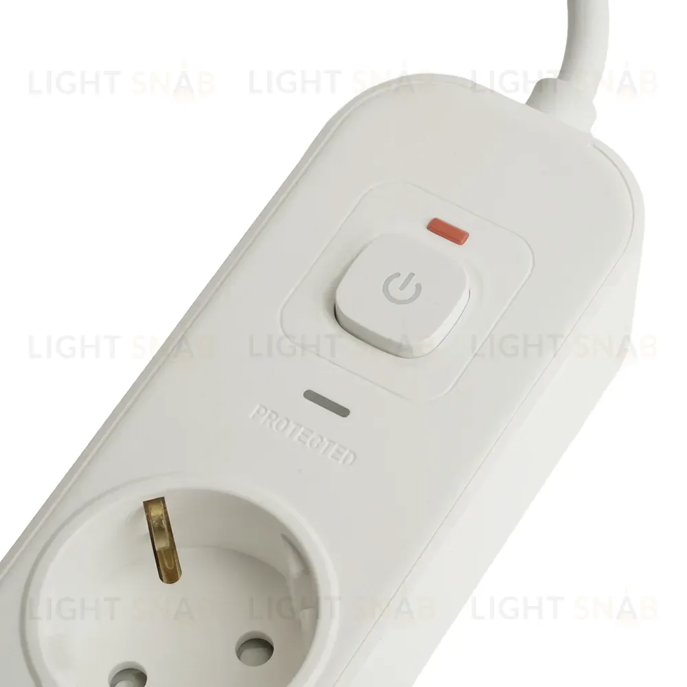 Сетевой фильтр 5-местный с/з и 2 USB-A+2 Type-C 3 Stekker Nova HM21-51-03 50103 50103