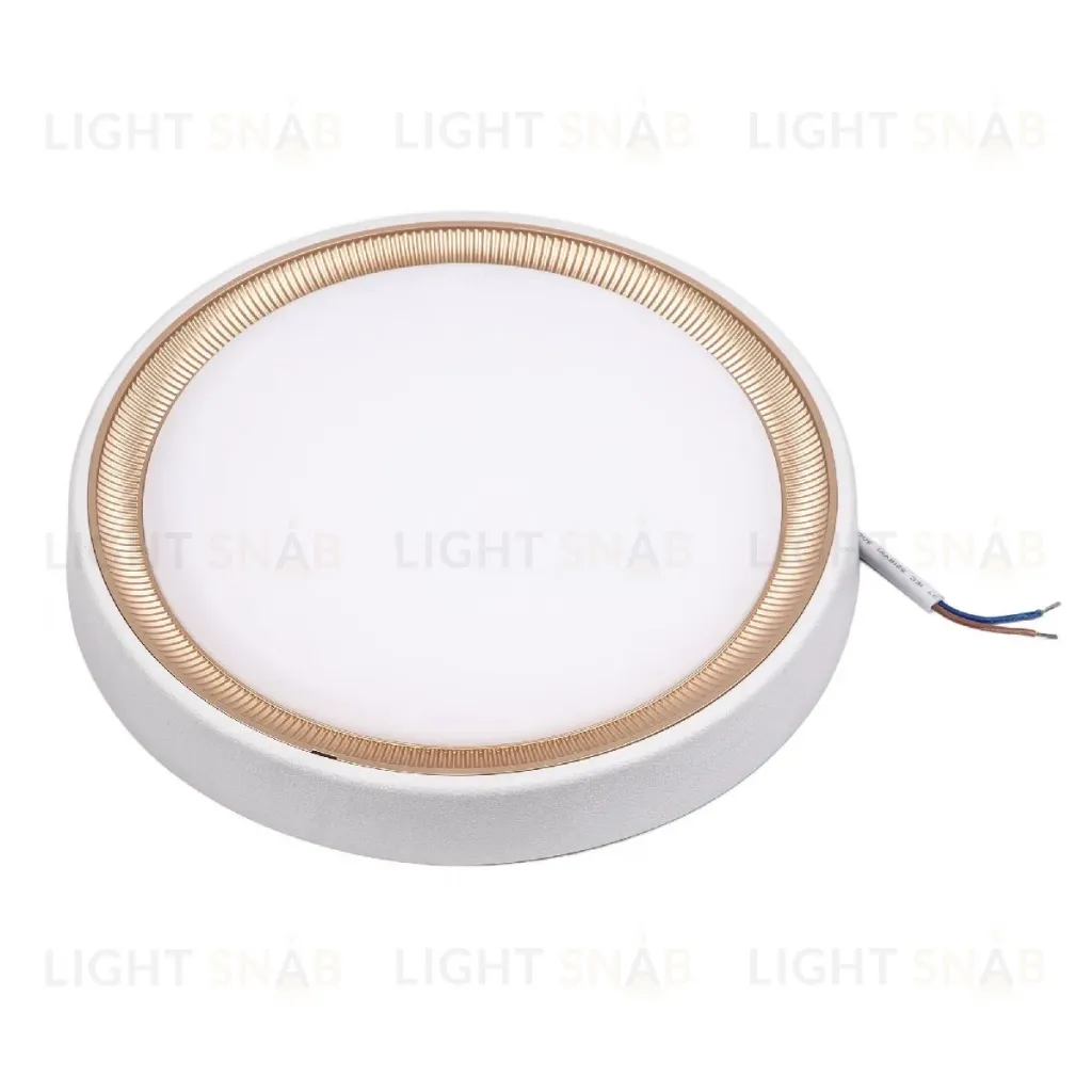 Накладной светильник Volpe ULW-Q281 24W/6500K/F20 IP65 WHITE UL-00012355 ULW-Q281 24W/6500K/F20 IP65 WHITE