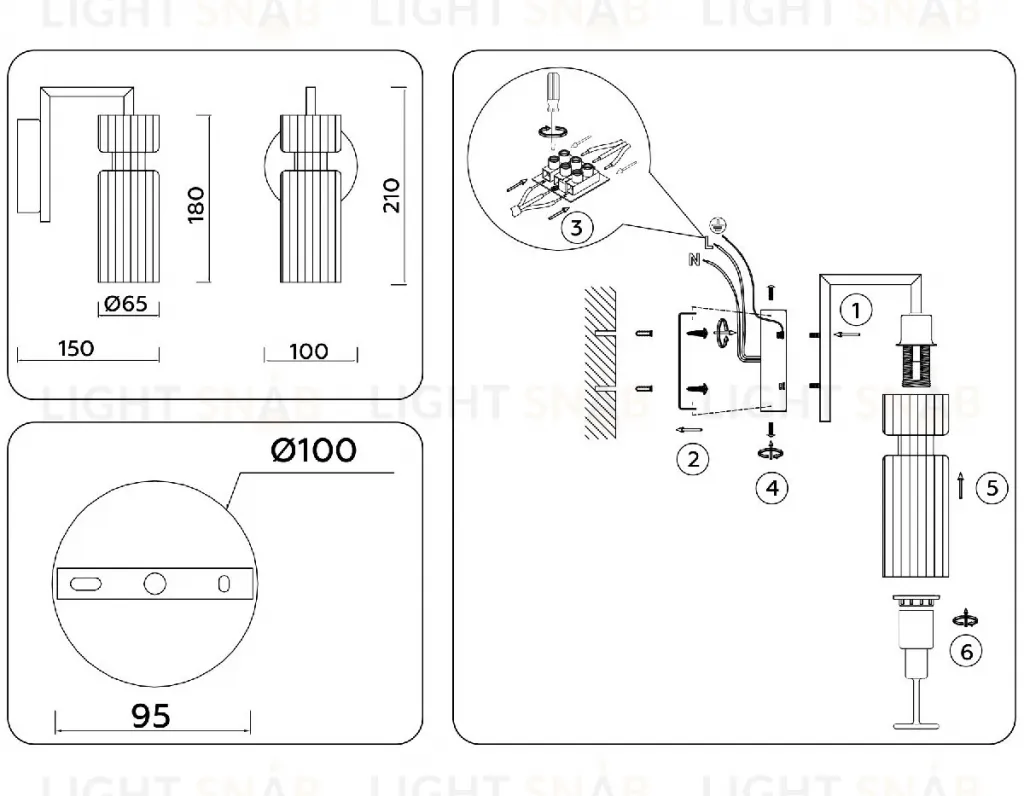 Бра Ambrella Light High Light Heigh Light LH56119 LH56119