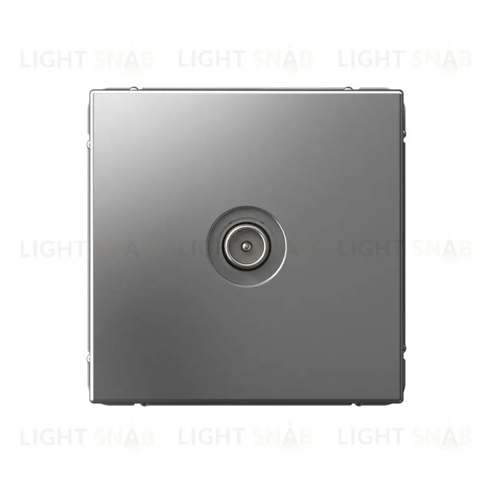 TV Розетка оконечная 1DB Systeme Electric ArtGallery Сталь GAL000991 GAL000991