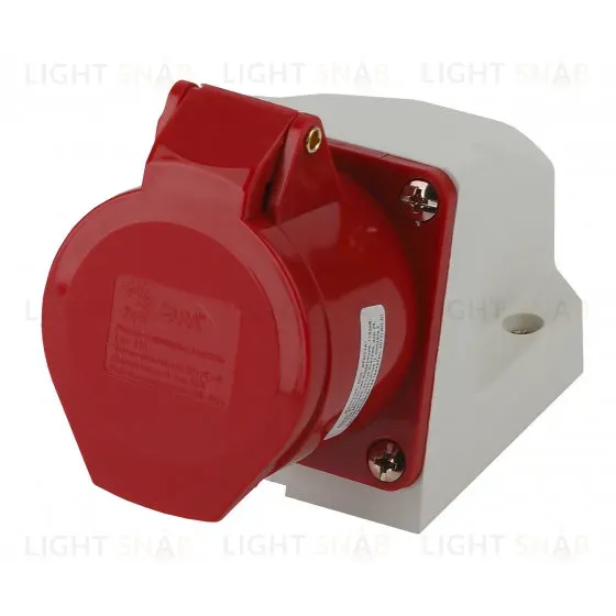 Розетка ЭРА R(OUT)-16-3P-PE-N-IP44 стационарная наружная 115 3Р+РЕ+N 16А 380В IP44 Б0032876 Б0032876