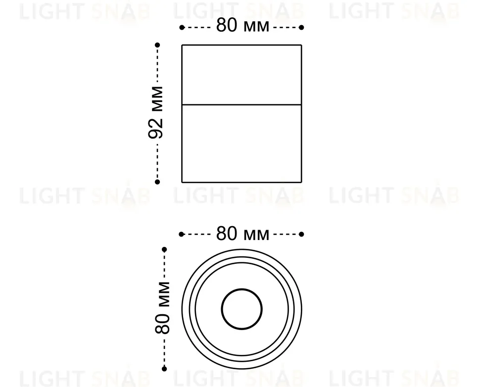 Накладной светильник Italline IT014-0201 white IT014-0201 white