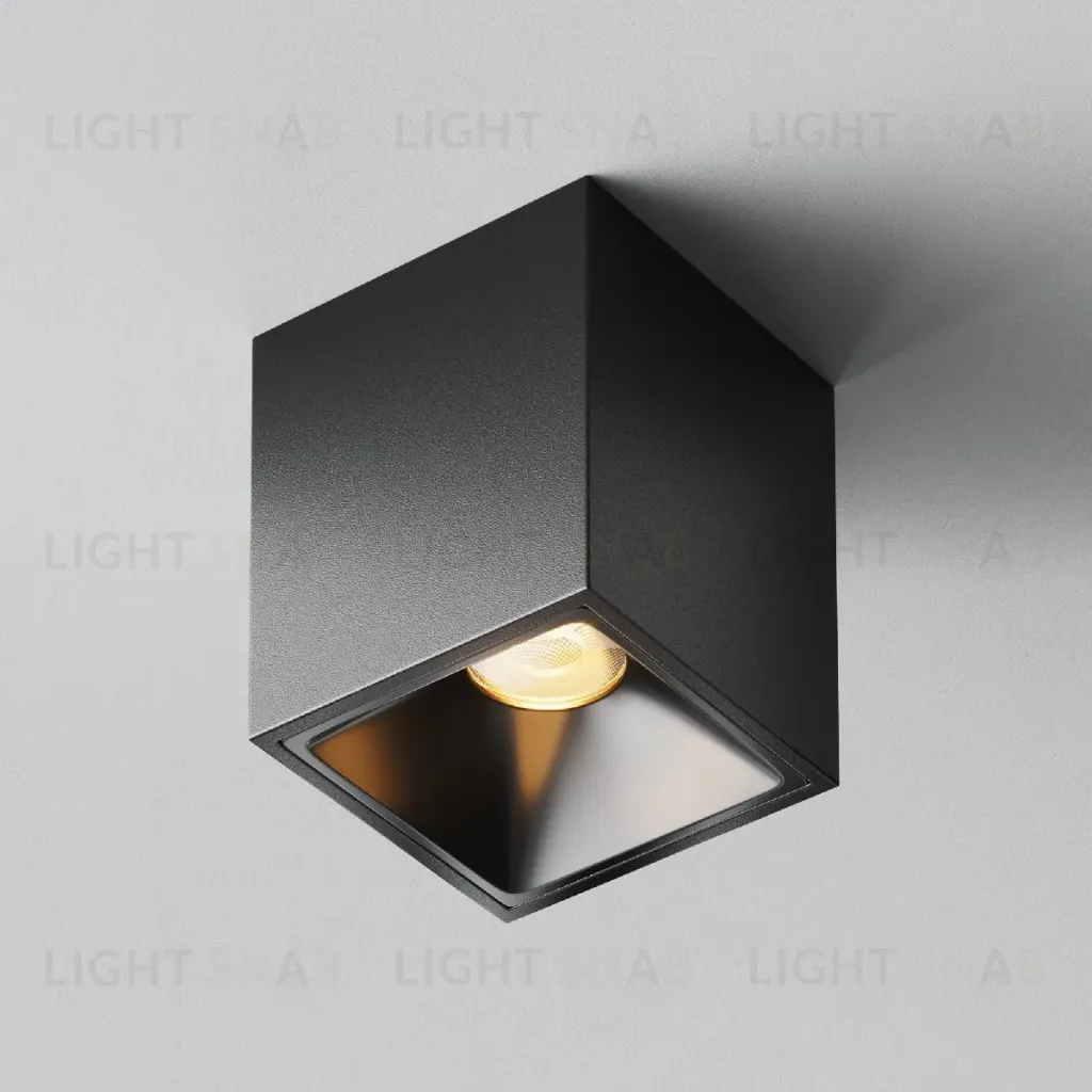 Накладной светильник Maytoni Alfa led C065CL-8W2.7K-SQ-B C065CL-8W2.7K-SQ-B