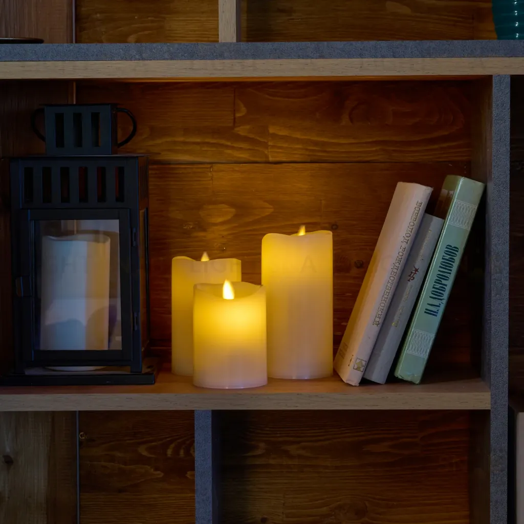 Фигурка светодиодная Свеча Uniel ULD-F065 WW RC CANDLE SET3 UL-00012459 ULD-F065 WW RC CANDLE SET3