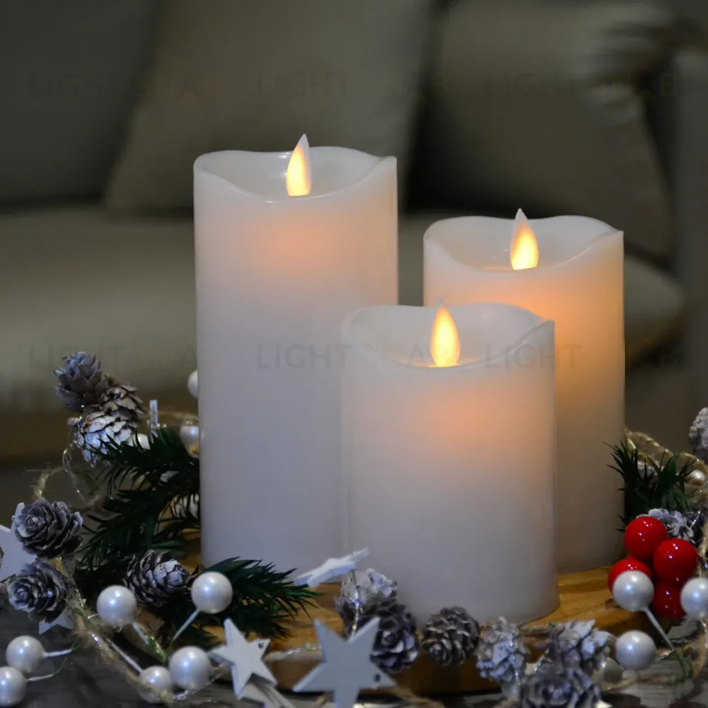 Фигурка светодиодная Свеча Uniel ULD-F065 WW RC CANDLE SET3 UL-00012459 ULD-F065 WW RC CANDLE SET3