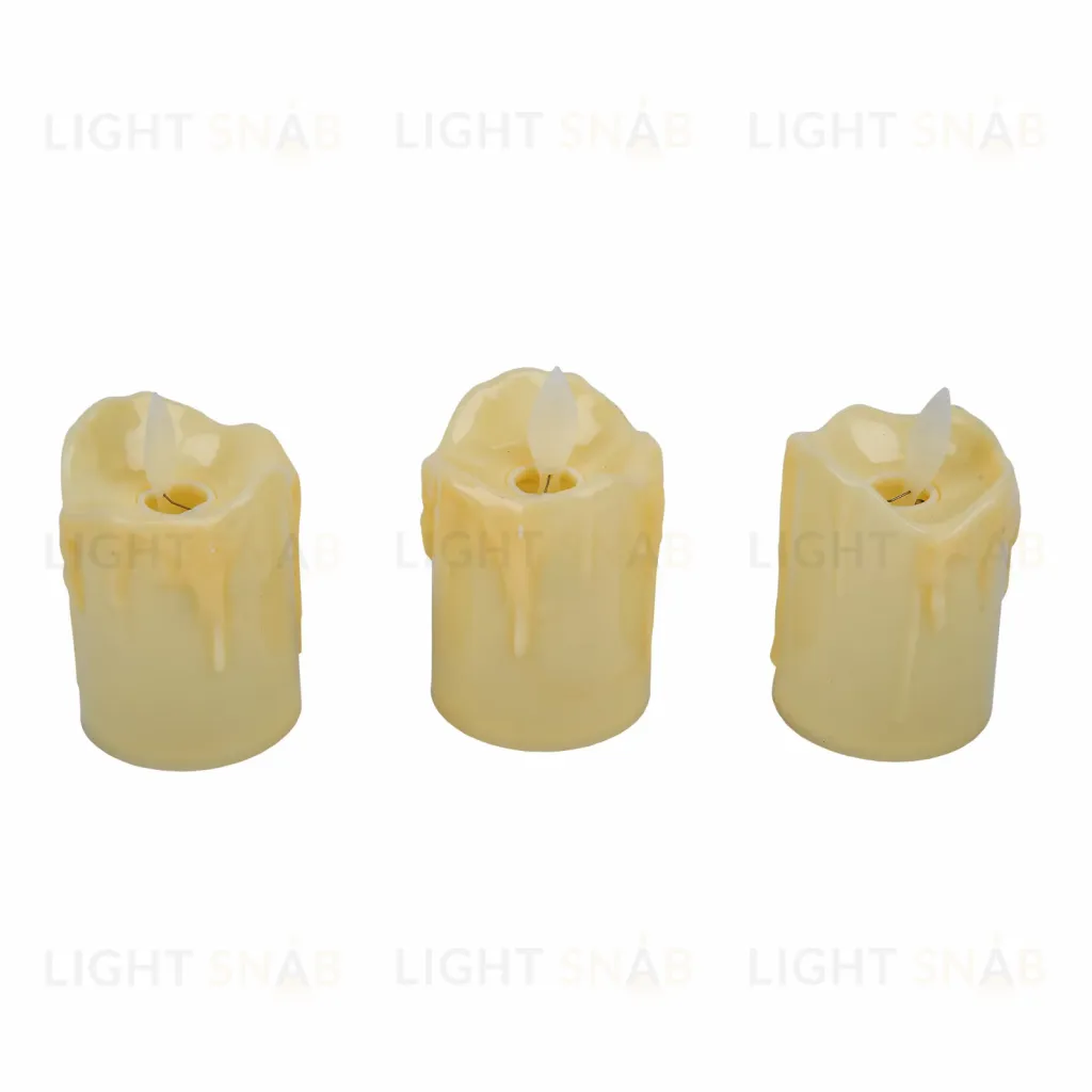 Фигурка светодиодная Свеча Uniel ULD-F062 WW CANDLE SET3 UL-00012457 ULD-F062 WW CANDLE SET3