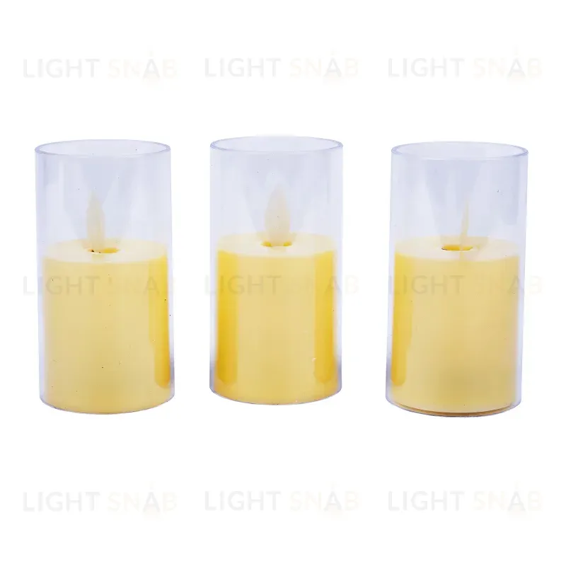 Фигурка светодиодная Свеча Uniel ULD-F064 WW CANDLE SET3 UL-00012456 ULD-F064 WW CANDLE SET3